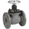 Globe valve Type: 1270LM Aluminium/Metal Fixed disc Straight PN16 Flange DN20